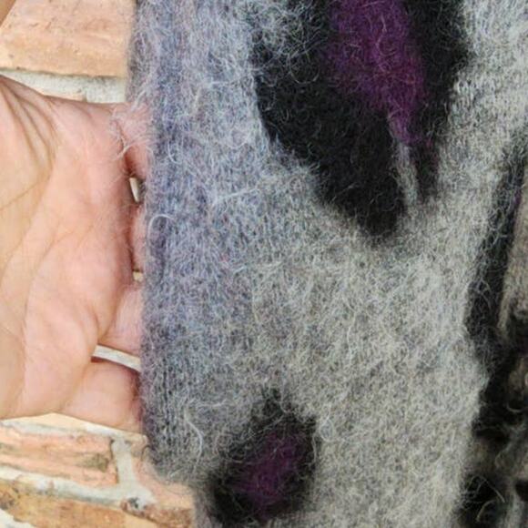 Needles Leopard Print Mohair Long Cardigan Medium - Picture 7 of 11